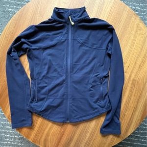 Lululemon zip-up jacket navy blue